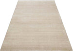 2x3, 5x8 and 8x10 Solid Beige Rug, Low Pile, No Shedding | TRD162