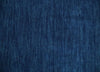 Modern Solid Plane Blue Hand Loomed Southwestern Gabbeh Custom Made wool Area Rug