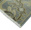 2x3 Hand Knotted Gray, Beige and Olive Traditional Persian Oushak Wool Rug | N5123