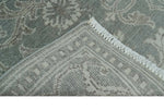 2x3 Hand Knotted Gray, Silver and Brown Traditional Persian Oushak Wool Rug | N5023