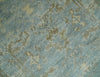 2x3 Hand Knotted Silver, Beige and Brown Traditional Wool Rug