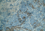 2x3 Hand Knotted Silver, Blue and Brown Modern Wool and Bamboo Silk Rug | N923