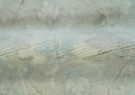 2x3 Hand Knotted Silver, Ivory and Gray Heriz Serapi Wool Area Rug