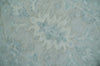 2x3 Hand Knotted Silver, Teal and Brown Heriz Serapi Wool Rug