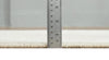 2x3 Hand Knotted Solid Beige Rug, Low Pile, No Shedding | N6023