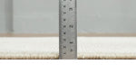2x3 Hand Knotted Solid Beige Rug, Low Pile, No Shedding | N6023