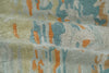 2x3 Handmade Abstract Design Silver, Beige, Teal and Rust made with fine wool Area Rug | TRDCP126423