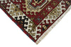 2x3 Runner Hand Knotted traditional Kazak Rust and Beige Tribal Armenian Rug | KZA12