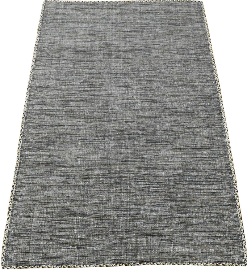 2x3, 5x8 Dhurrie Rug, Brown and Beige Plain Rug