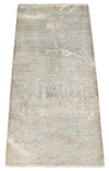 2x4 Hand Knotted Ivory and Beige Modern rug made with Art Silk| N8624