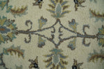 2x4 Handmade Persian Design Ivory and Black made with fine wool Area Rug |  TRDCP15624