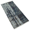 2x4 Modern Abstract Gray, Beige and Silver Wool Rug| N7724