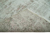 2x4 Modern Abstract Silver, Beige and Peach Rug made with Art Silk| N2124