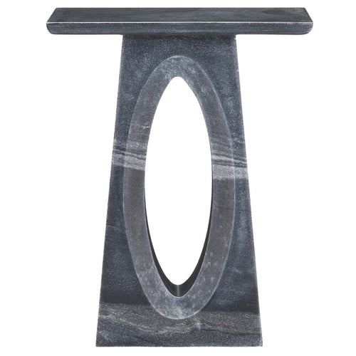 Currey and Company Demi Black Side Table 3000-0243