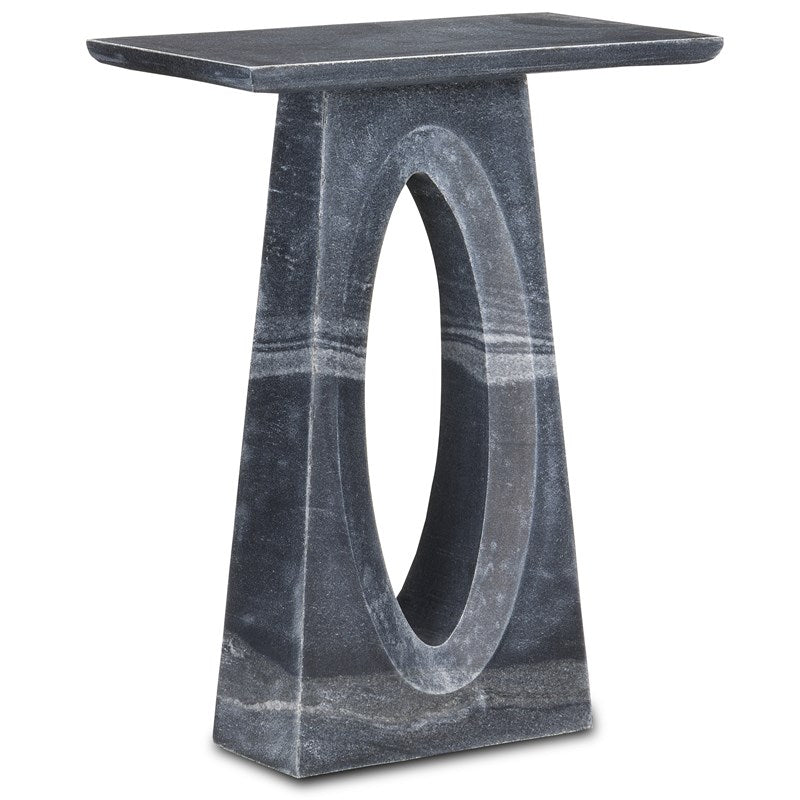 Currey and Company Demi Black Side Table 3000-0243