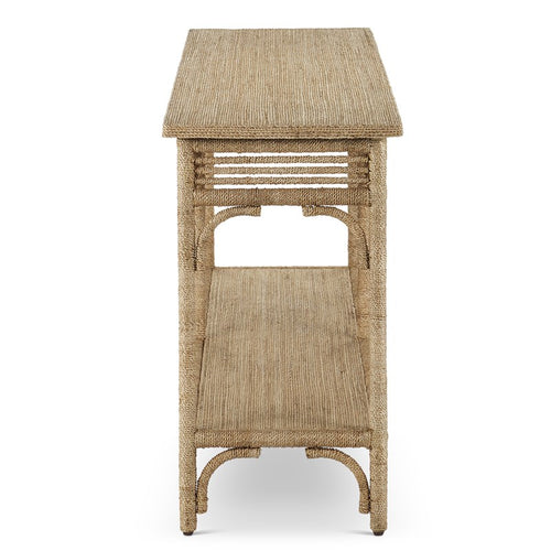 Currey and Company Olisa Large Rope Console Table 3000-0246