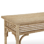 Currey and Company Olisa Large Rope Console Table 3000-0246