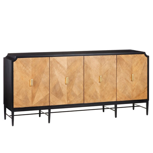 Currey and Company Kallista Taupe Credenza 3000-0271