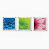 Trio: 3 Square 14" x 14" Single Panel + Magnets Frames for 12" x 12" Art (3001, 3001G)