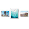 Triple Combo Gallery Wall: Set of 3 Single Panel + Magnet Frames (3005)