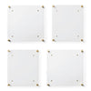 Set of 4 Mixed Single Panel Wall Frames Mini Pinwheel (3008/3008G)