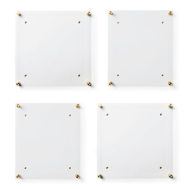 Set of 4 Mixed Single Panel Wall Frames Mini Pinwheel (3008/3008G)