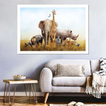 Kenyan Safari Animals Wall Art