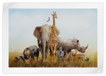 Kenyan Safari Animals Wall Art