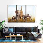 Kenyan Safari Animals Wall Art