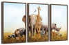 Kenyan Safari Animals Wall Art