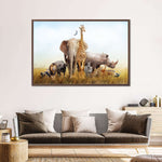 Kenyan Safari Animals Wall Art