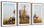 Kenyan Safari Animals Wall Art
