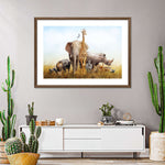 Kenyan Safari Animals Wall Art