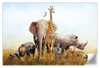 Kenyan Safari Animals Wall Art