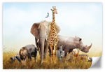 Kenyan Safari Animals Wall Art
