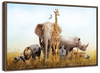 Kenyan Safari Animals Wall Art