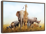 Kenyan Safari Animals Wall Art