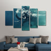 Swimming Elephant Wall Art