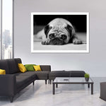 Sad Pug Wall Art