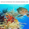 Blue Ocean Sea Turtle Canvas Wall Art