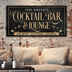 Cocktail Bar And Lounge Sign