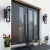 MIRODEMI® Black Retro Vintage Outdoor Waterproof LED Wall Lighting for Garden Porch