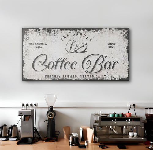 Coffee Bar Sign IV