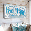 Personalized Pool & Patio Sign III