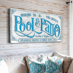 Personalized Pool & Patio Sign III