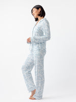 Women's Stretch-Knit Long Sleeve Bamboo Pajama Set