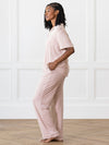 Women's Stretch-Knit Short Sleeve & Pant Bamboo Pajama Set