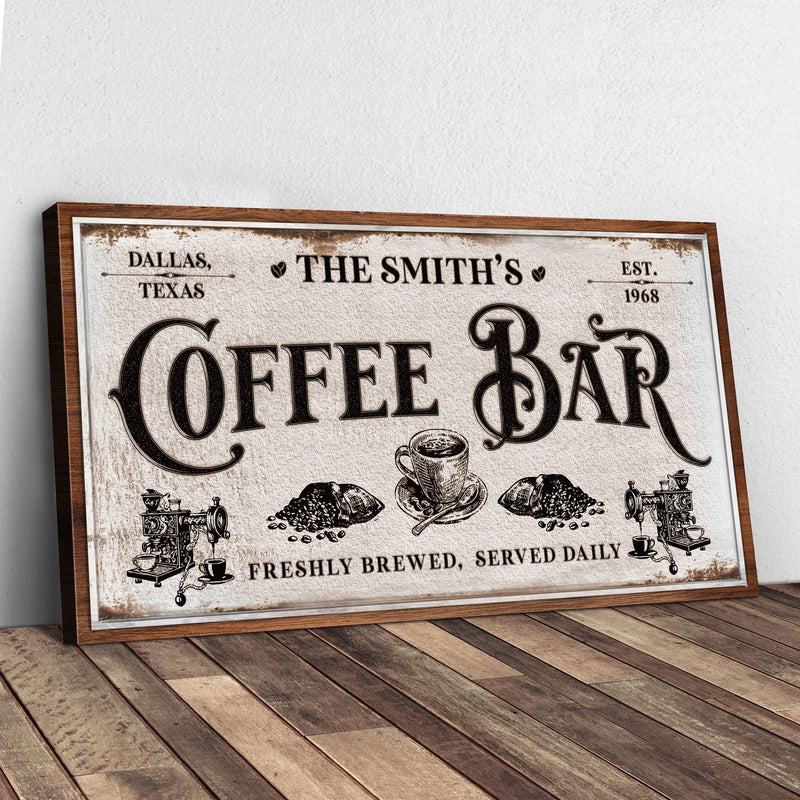 Coffee Bar Sign VIII