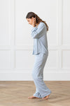 Women's Stretch-Knit Long Sleeve Bamboo Pajama Set
