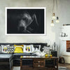 Monochrome Brown Bear Wall Art